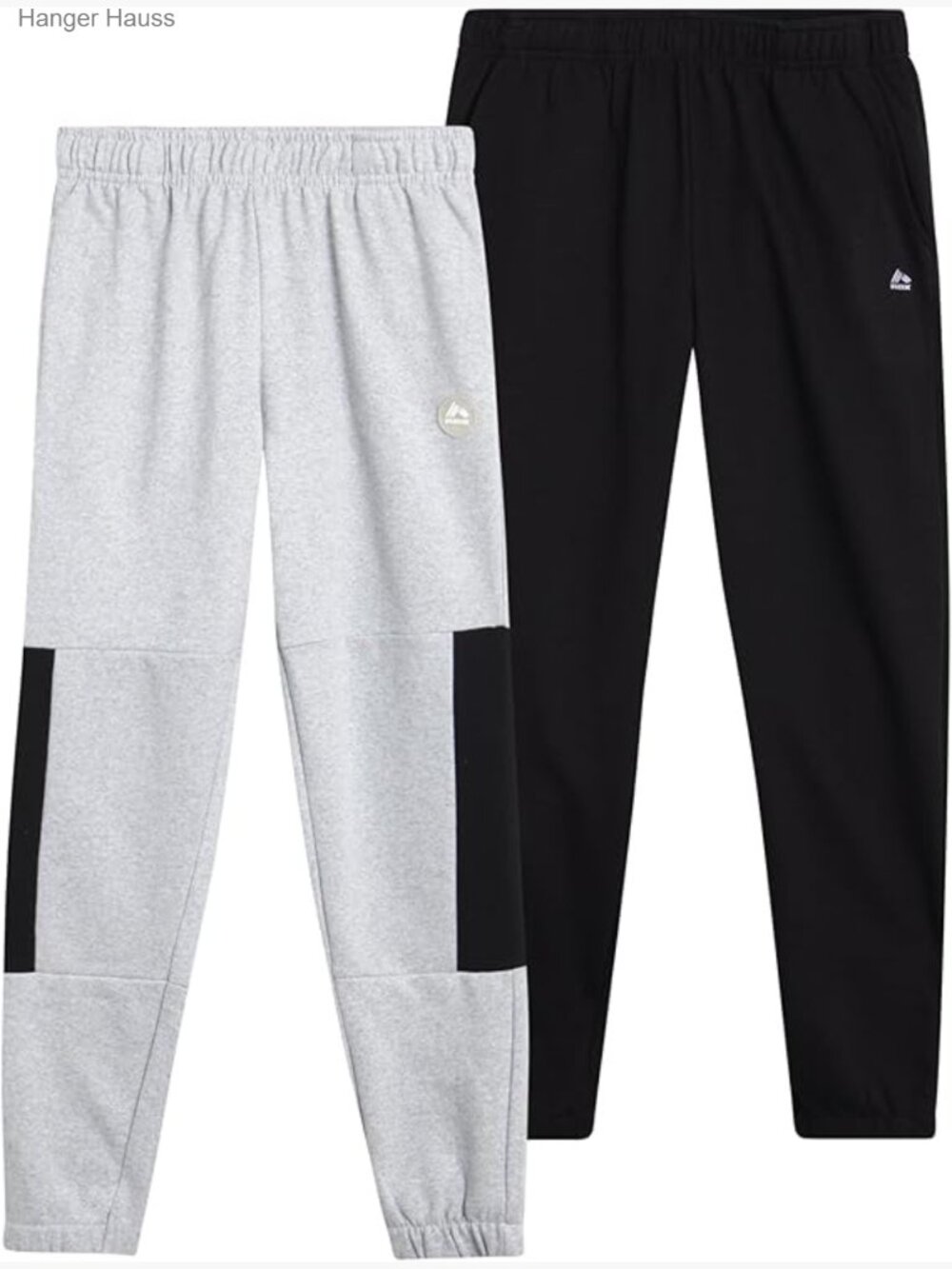 Boys 2-Pack Fleece Joggers Sweatpants with Pockets